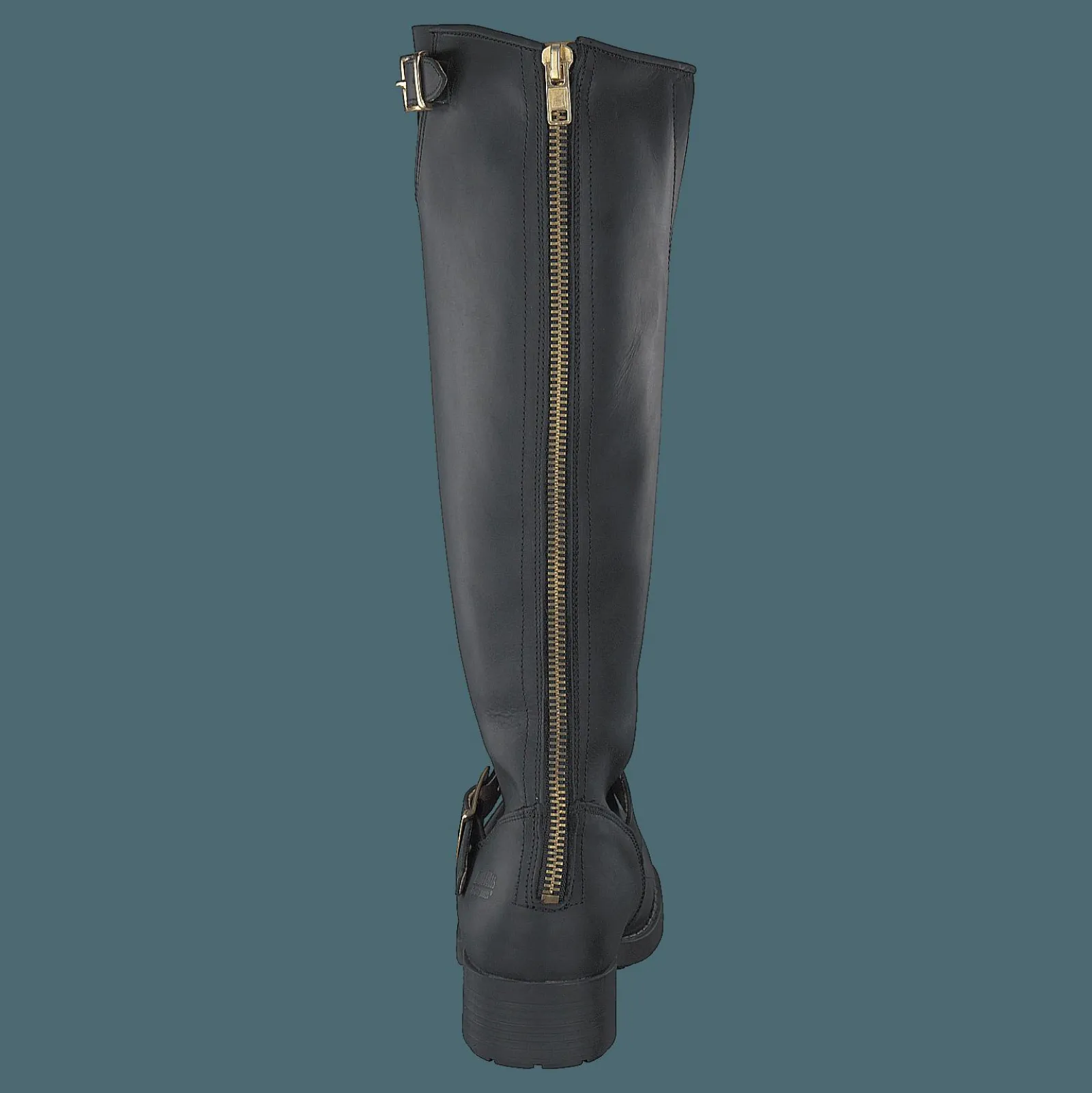 Johnny Bulls High Zip Back Black Shiny Gold