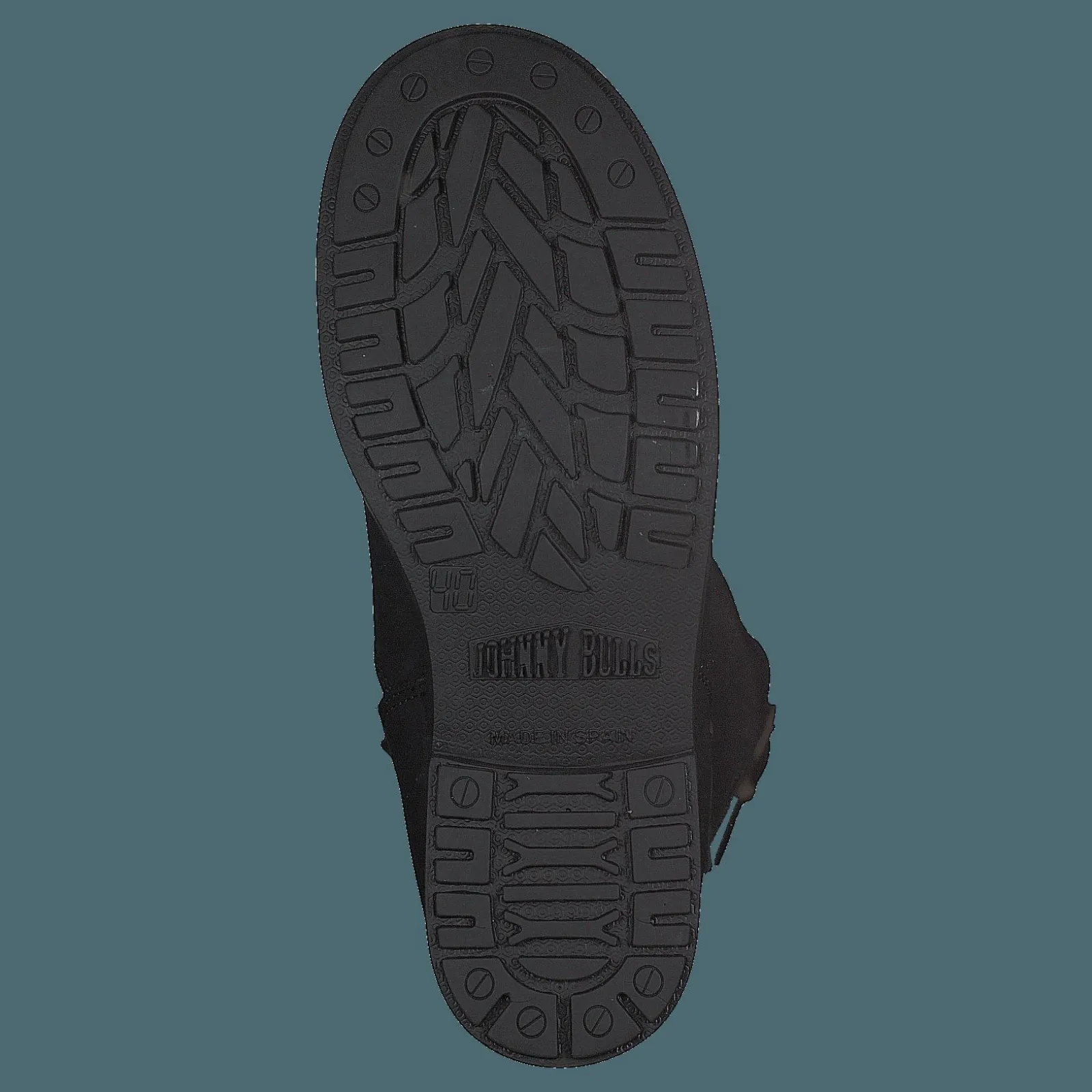 Johnny Bulls High Zip Back Black Shiny Gold