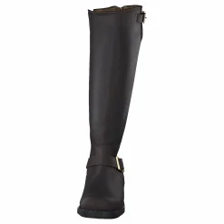 Johnny Bulls High Zip Back Brown Shiny Gold