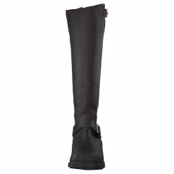 Johnny Bulls High Zip Back Brown Shiny Silver