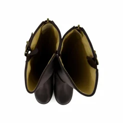 Johnny Bulls High Zip Back Brown/Gold