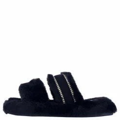 Tommy Hilfiger Hilfiger Fur Basics Slipper Space Blue