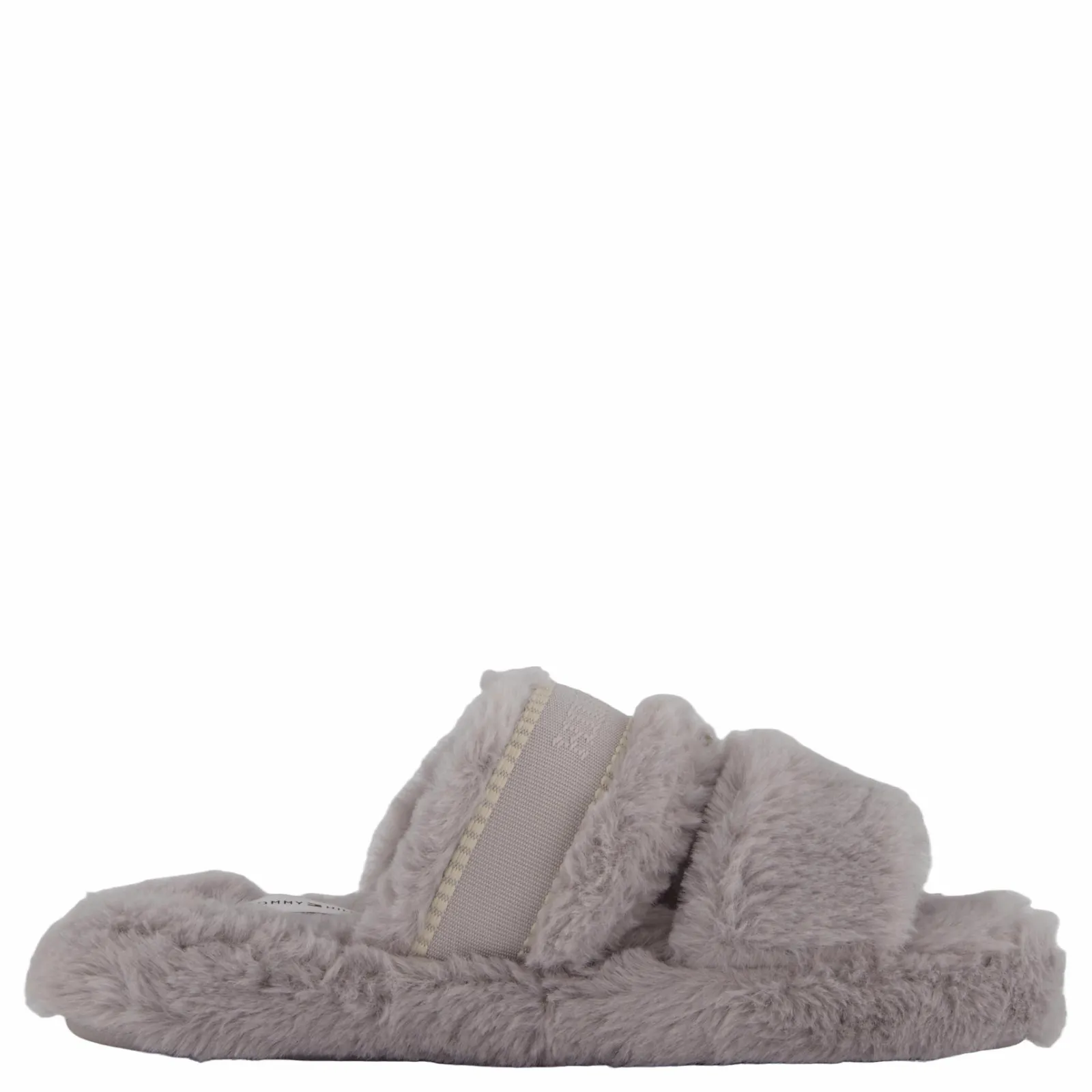 Tommy Hilfiger Hilfiger Fur Basics Slipper Grey Whisper