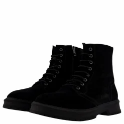 Tommy Hilfiger Hilfiger Suede Lace Zip Boot Black