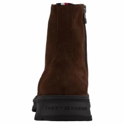 Tommy Hilfiger Hilfiger Suede Lace Zip Boot Cocoa