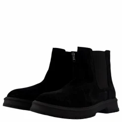 Tommy Hilfiger Hilfiger Suede Zip Chelsea Black