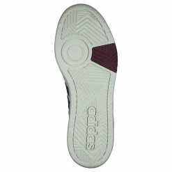 adidas Hoops 3.0 Mid Lifestyle Basketball Classic Vintage Shoes Cloud White / Shadow Navy / Shadow Red