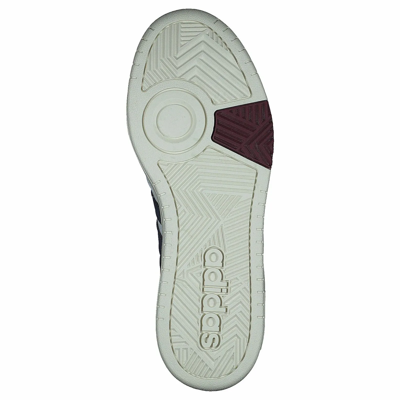 adidas Hoops 3.0 Mid Lifestyle Basketball Classic Vintage Shoes Cloud White / Shadow Navy / Shadow Red