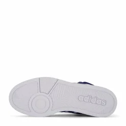 adidas Hoops 3 Mid Lifestyle Basketball Classic Vintage Shoes Cloud White / Dkblue / Dkblue