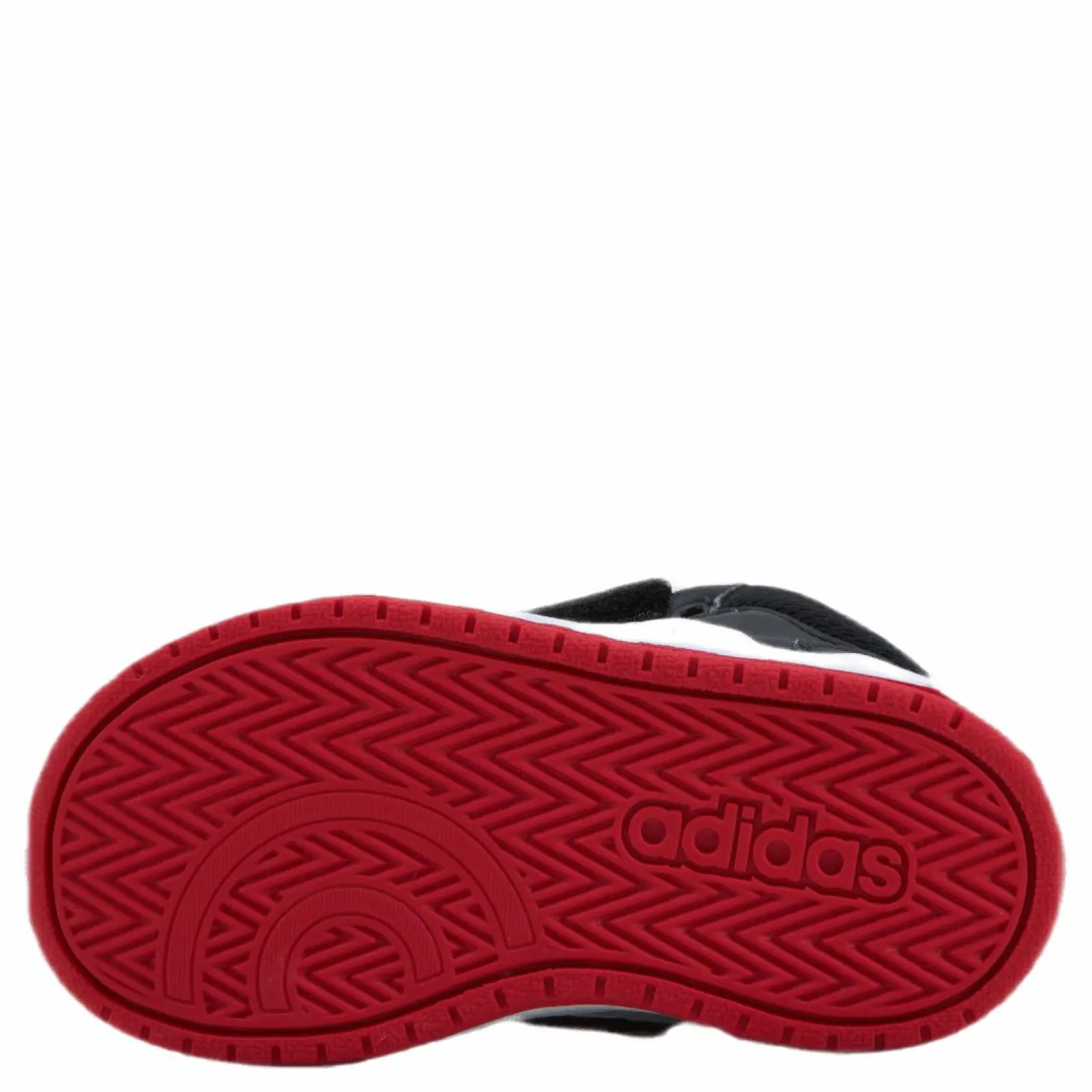 Barn adidas Hoops 2.0 Mid Shoes Core Black / Cloud White / Vivid Red