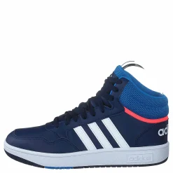 Barn adidas Hoops Mid Shoes Dark Blue / Blue Rush / Turbo