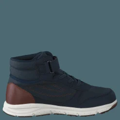 Barn Viking Hovet Mid WP Navy/Cognac