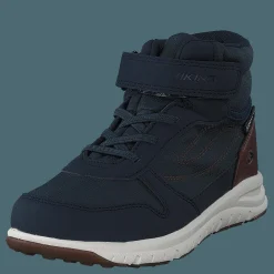 Barn Viking Hovet Mid WP Navy/Cognac