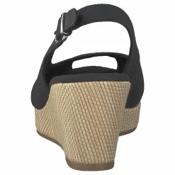 Tommy Hilfiger Iconic Elba Sling Back Wedge Black Bds
