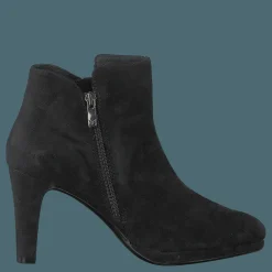 Caprice Isabella Black Suede