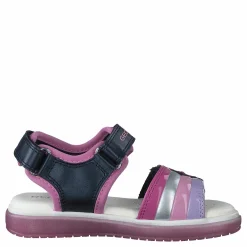 Barn Geox J Sandal Blikk Girl Navy