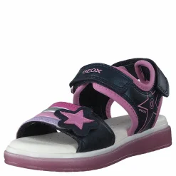 Barn Geox J Sandal Blikk Girl Navy