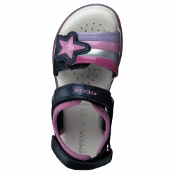 Barn Geox J Sandal Blikk Girl Navy