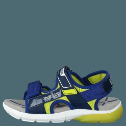Barn Geox J Sandal Flexyper Bo Navy/lime