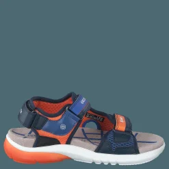 Barn Geox J Sandal Flexyper Boy Navy/orange