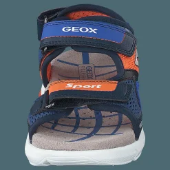 Barn Geox J Sandal Flexyper Boy Navy/orange