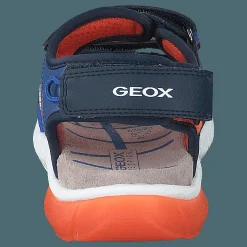 Barn Geox J Sandal Flexyper Boy Navy/orange