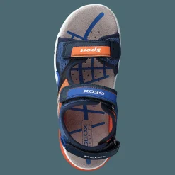 Barn Geox J Sandal Flexyper Boy Navy/orange