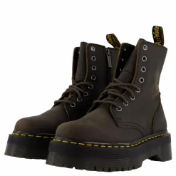 Dr Martens Jadon Charcoal Grey Burnished Waxy P