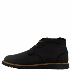 Hush Puppies Jenson Chukka Bold Black Nubuck
