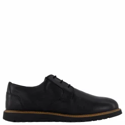 Hush Puppies Jenson Oxford Bold Black Leather