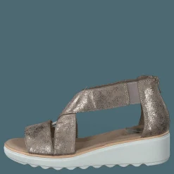 Clarks Jillian Rise Pewter Metallic