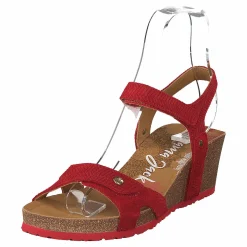 Panama Jack Julia Menorca Velour Rojo/red