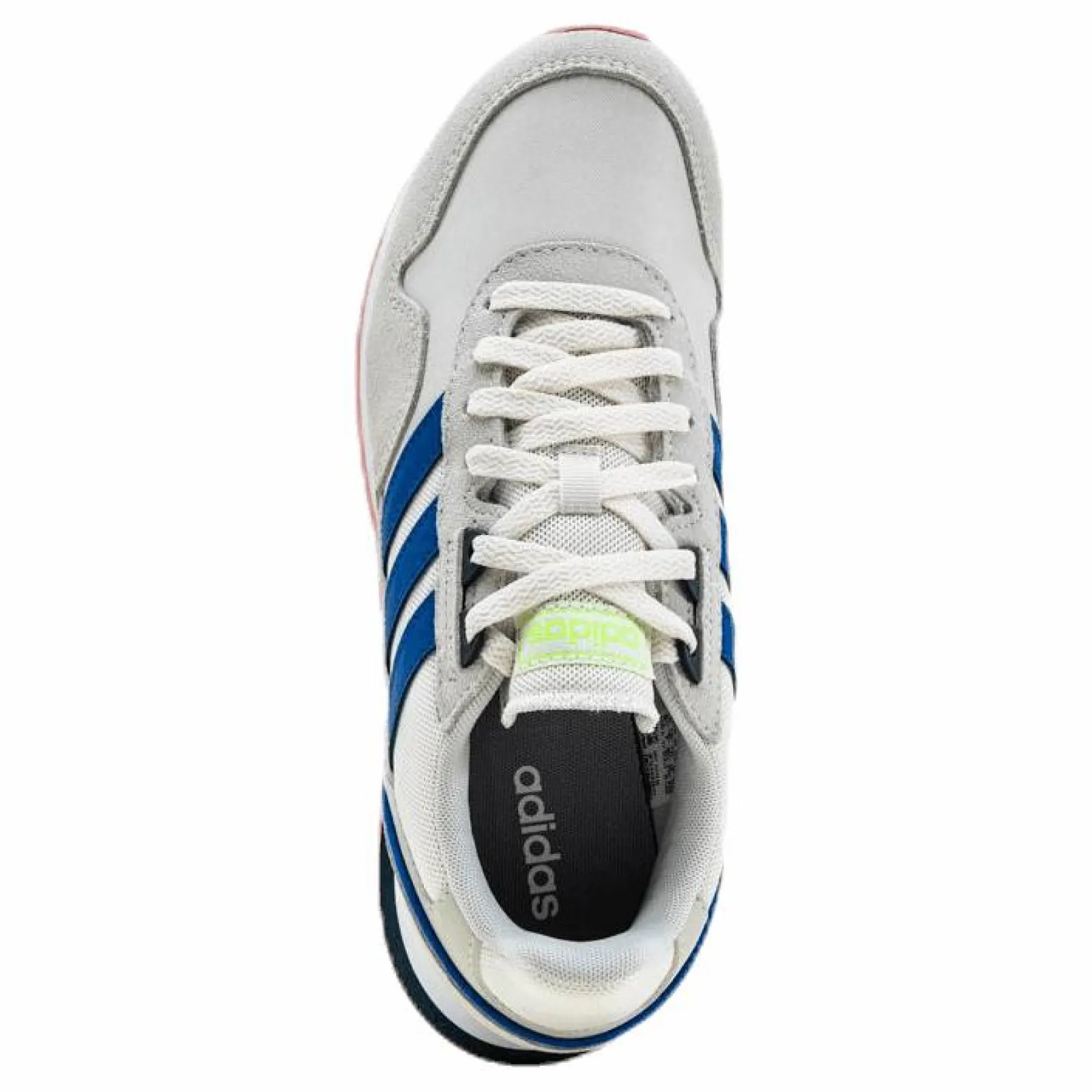 adidas 8K 2020 Shoes Chalk White / Glow Blue / Orbit Grey
