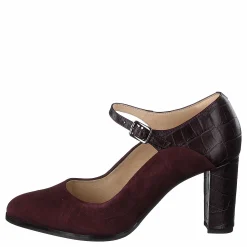 Clarks Kaylin Alba Burgundy Combi