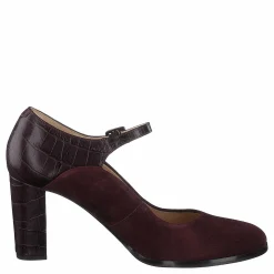 Clarks Kaylin Alba Burgundy Combi