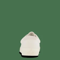 Polo Ralph Lauren Keaton Suede-Trim Canvas Sneaker Prchmt Crm