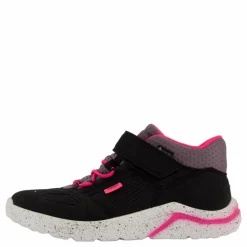 Barn Superfit Kicks Schwarz/pink