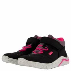 Barn Superfit Kicks Schwarz/pink