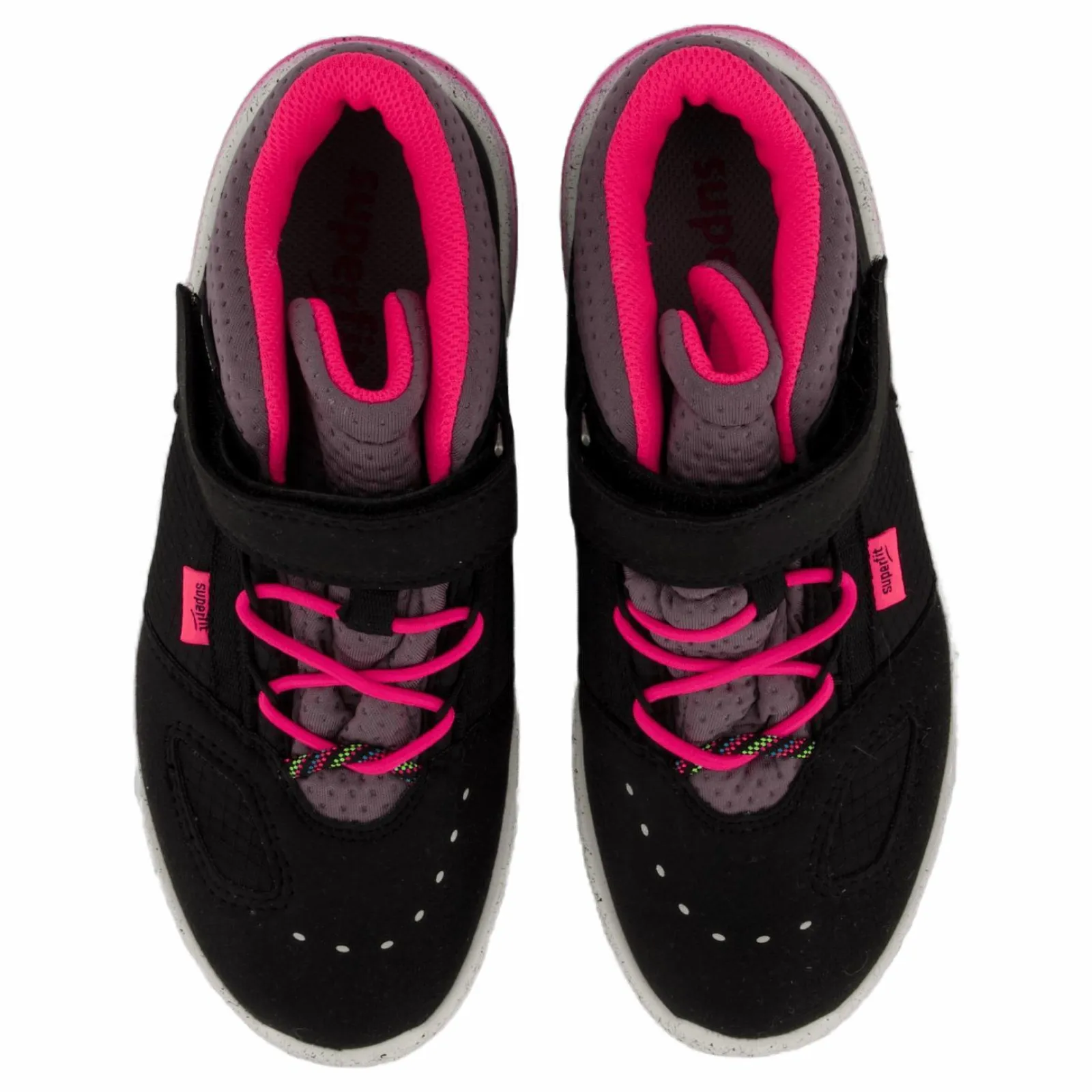 Barn Superfit Kicks Schwarz/pink