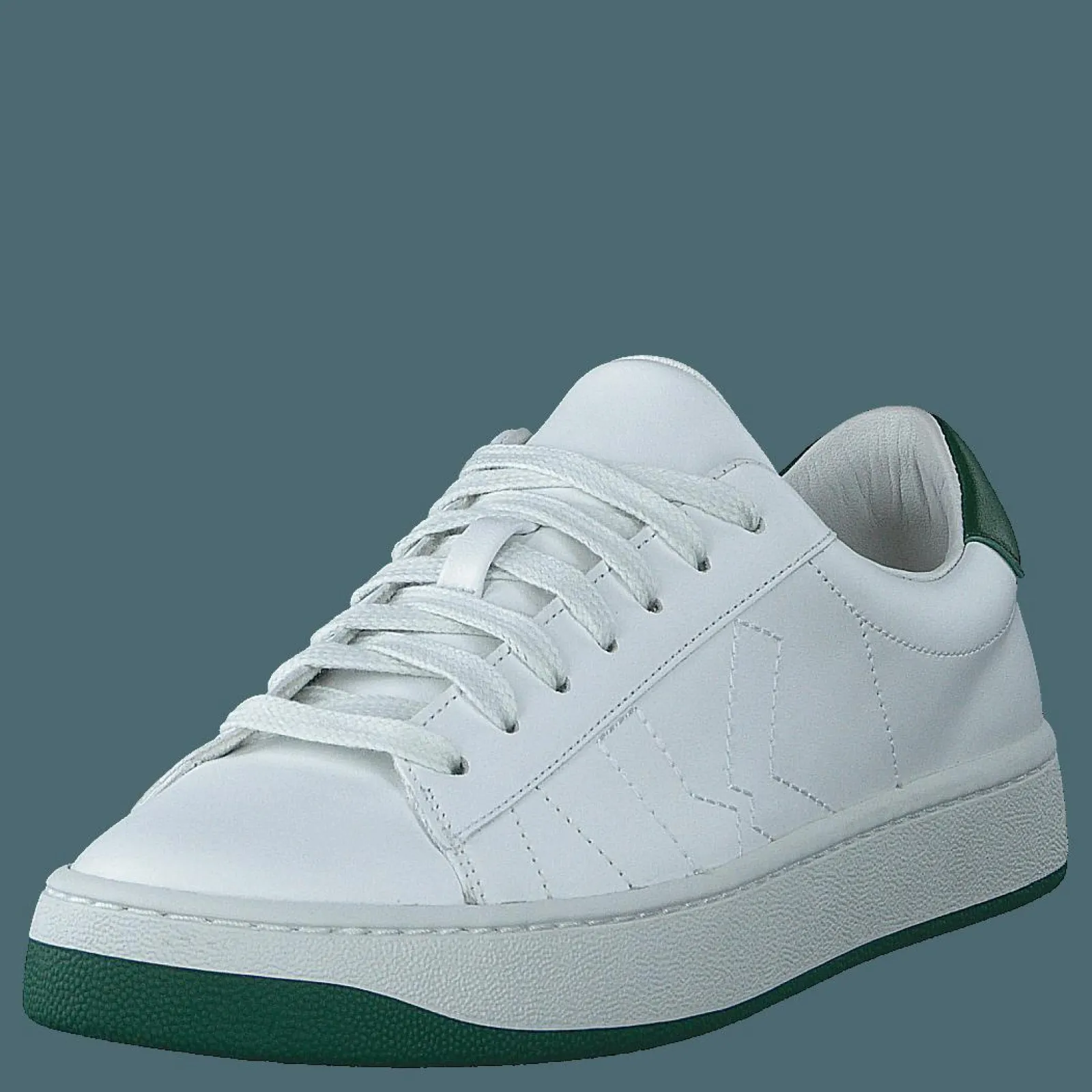 Kenzo K-logo Lace Up Sneaker Bottle Green