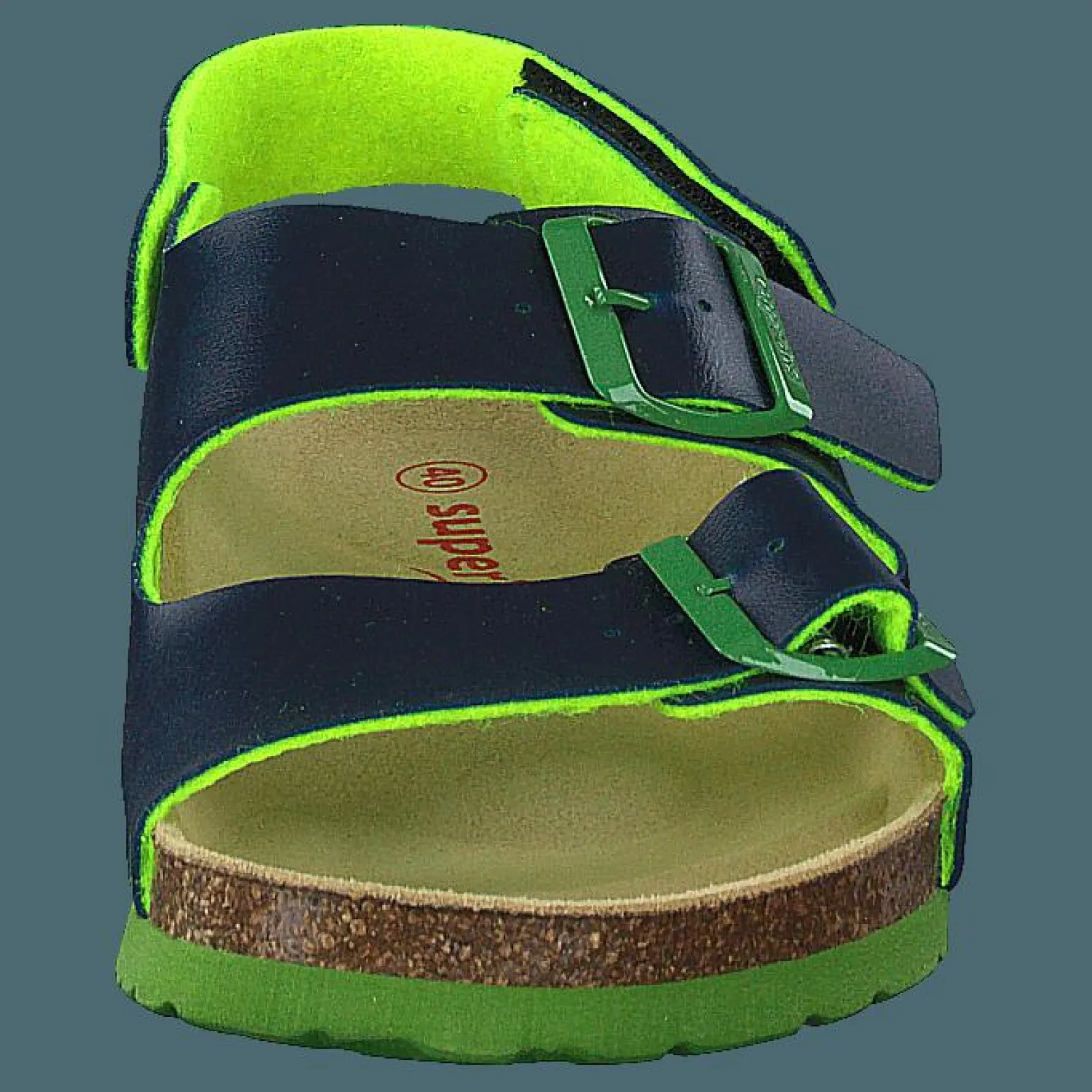 Barn Superfit Korkis Sandal Back-strap Blue