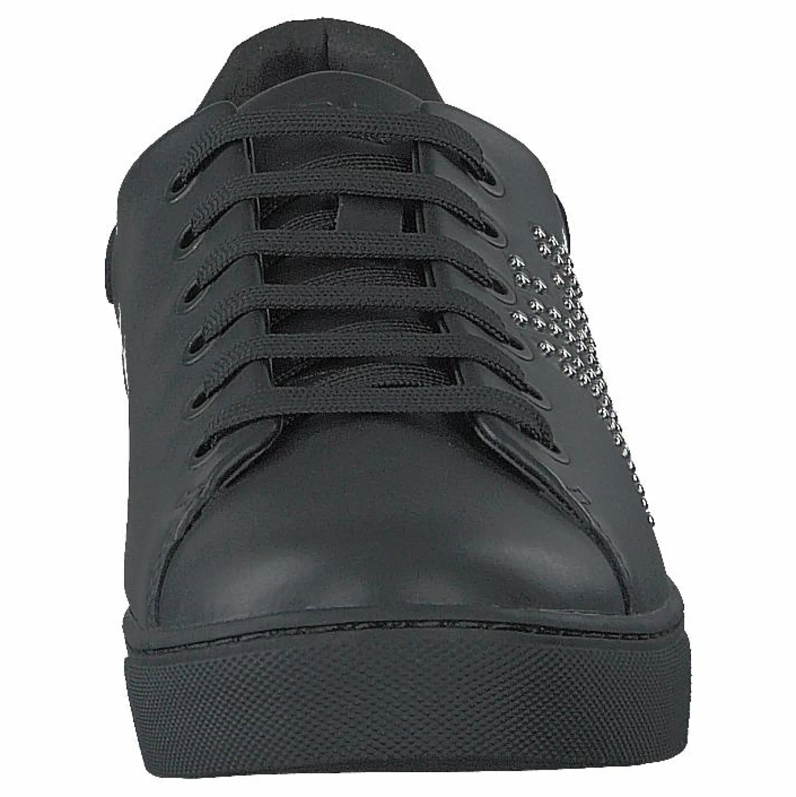 Emporio Armani Lace Up Sneaker B168 Black+silver
