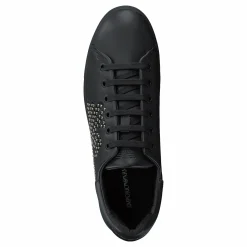 Emporio Armani Lace Up Sneaker B168 Black+silver