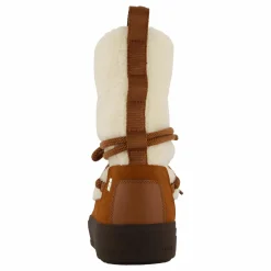 Tommy Hilfiger Lace-up Faux Shearling Snowboo Cognac Brown