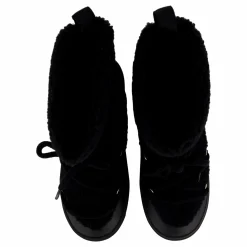 Tommy Hilfiger Lace-up Faux Shearling Snowboo Black