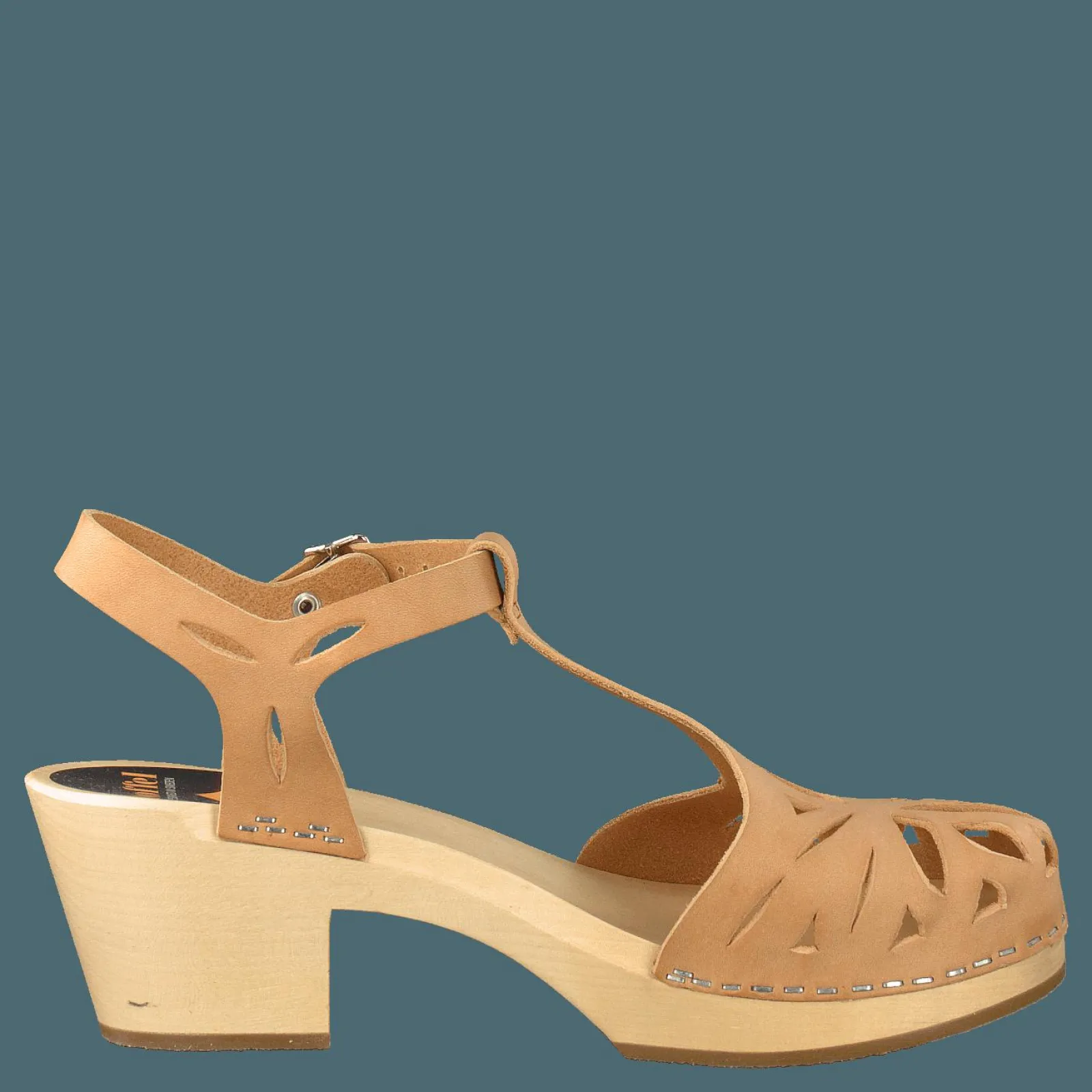 Swedish Hasbeens Lacy sandal nature