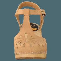 Swedish Hasbeens Lacy sandal nature