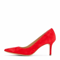 Lauren Ralph Lauren Lanette Suede Pump Martin Red