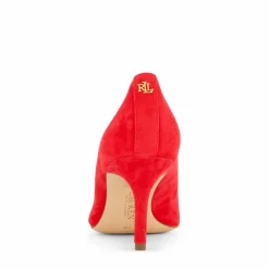 Lauren Ralph Lauren Lanette Suede Pump Martin Red