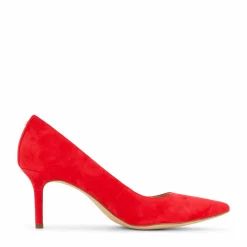 Lauren Ralph Lauren Lanette Suede Pump Martin Red